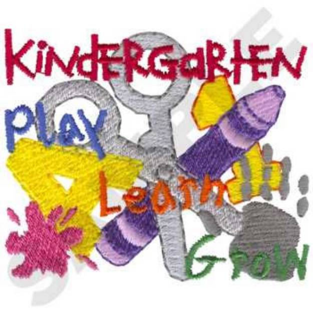 Picture of Kindergarten Machine Embroidery Design
