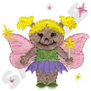 Picture of Fairy Girl Machine Embroidery Design