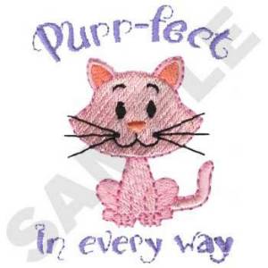 Picture of Perfect Kitty Machine Embroidery Design