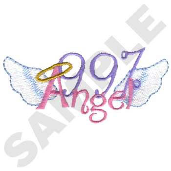 Angel Wing Machine Embroidery Design