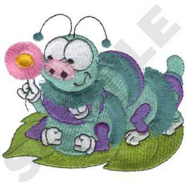 Picture of Caterpillar Machine Embroidery Design