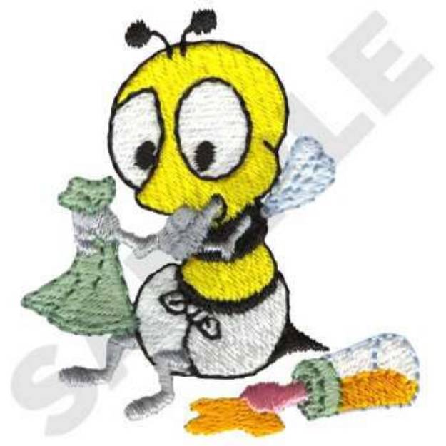 Picture of Baby Bee Machine Embroidery Design