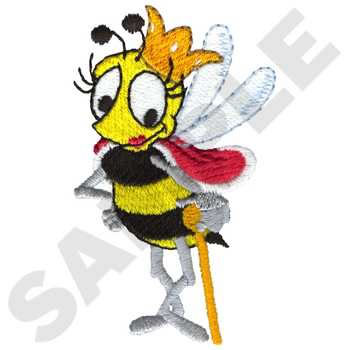 Queen Bee Machine Embroidery Design