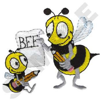 Spelling Bee Machine Embroidery Design