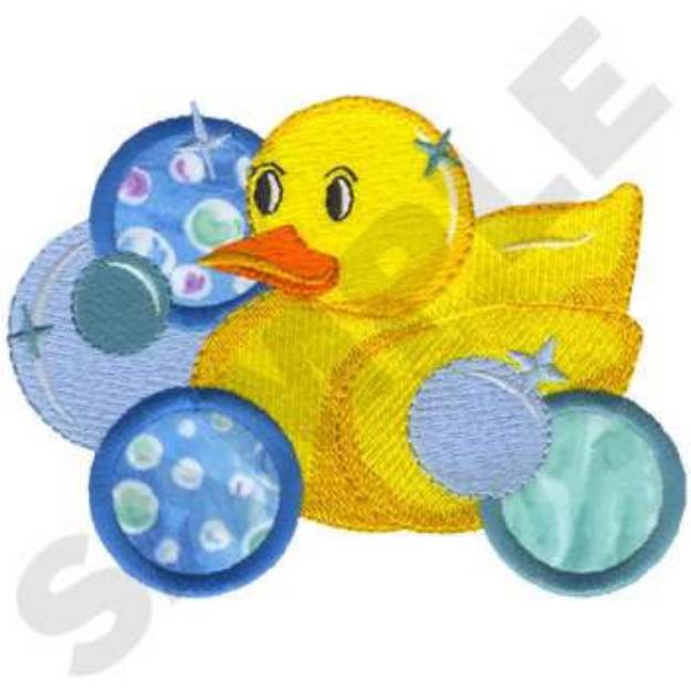 Picture of Rubber Duck Applique Machine Embroidery Design