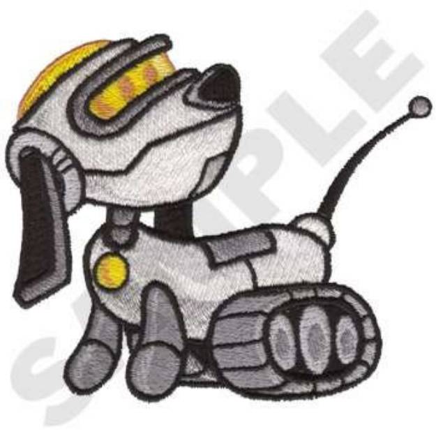 Picture of Robo-Pup Machine Embroidery Design