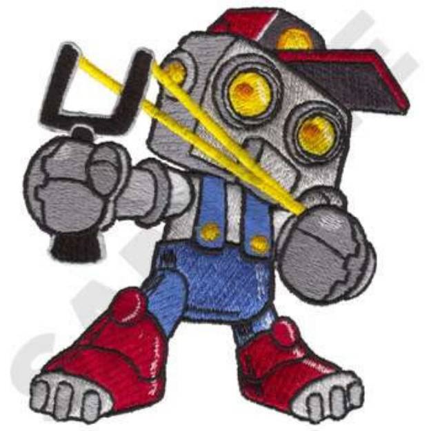 Picture of Naughty-Bot Machine Embroidery Design