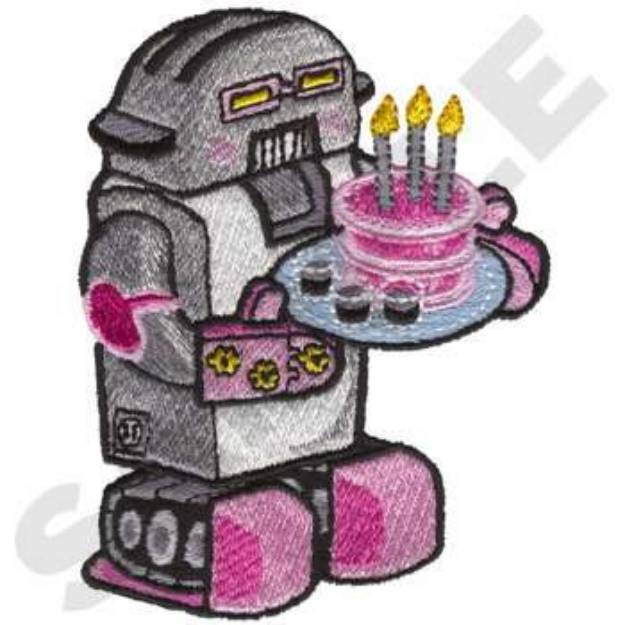 Picture of Granny-Bot Machine Embroidery Design