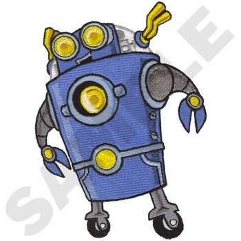 Can-Bot Machine Embroidery Design