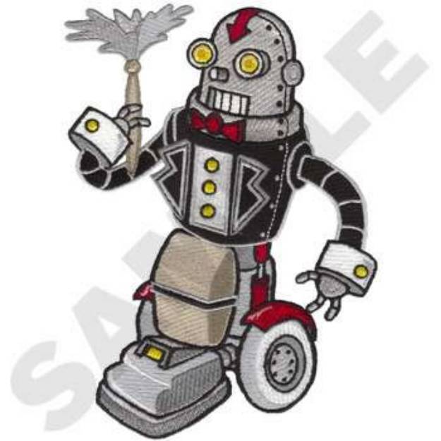 Picture of Butler-Bot Machine Embroidery Design