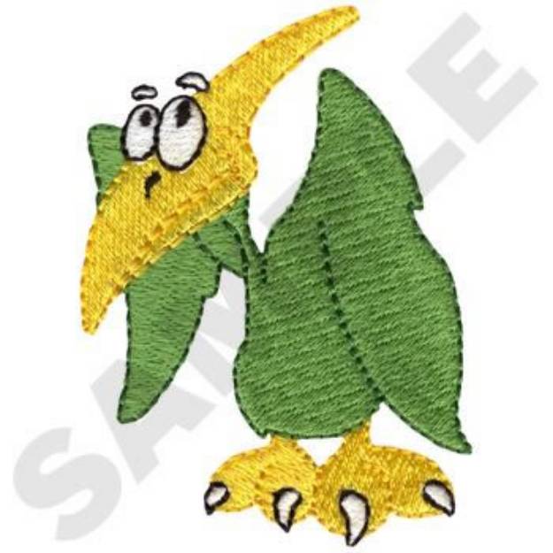 Picture of Cute Pterodactyl Machine Embroidery Design