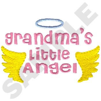 Grandmas Angel Machine Embroidery Design
