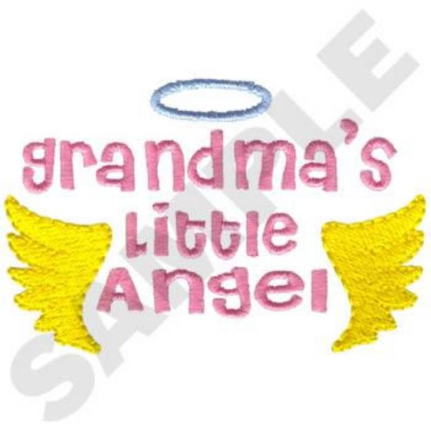 Picture of Grandmas Angel Machine Embroidery Design