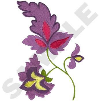 Floral Machine Embroidery Design