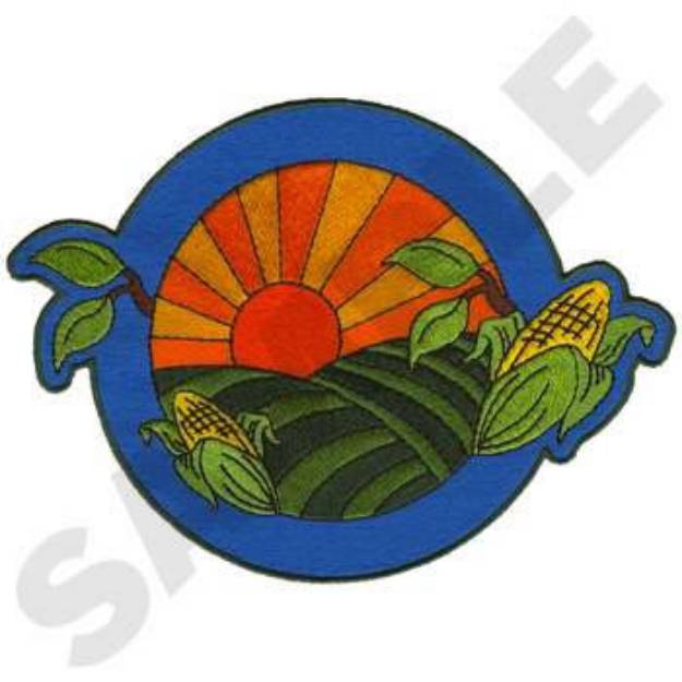 Picture of Farmer Logo Machine Embroidery Design