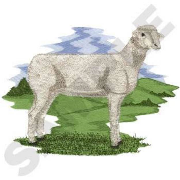 Picture of Columbia Sheep Machine Embroidery Design
