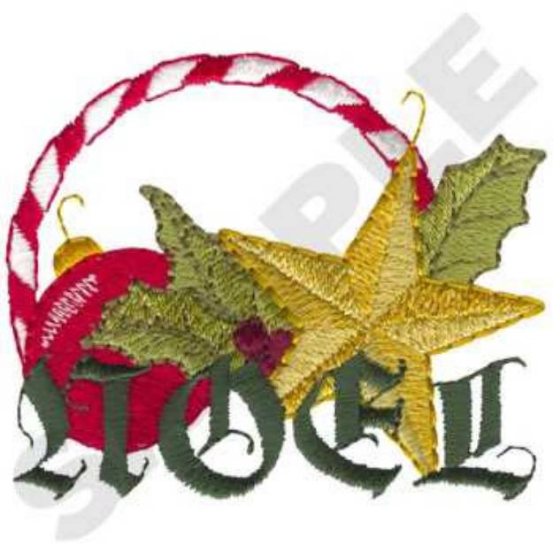 Picture of Noel Machine Embroidery Design