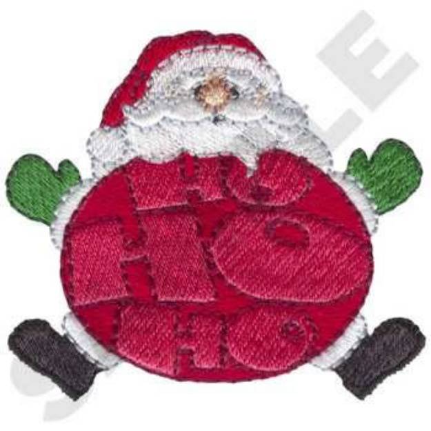 Picture of Santa Machine Embroidery Design