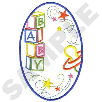Baby Card Machine Embroidery Design