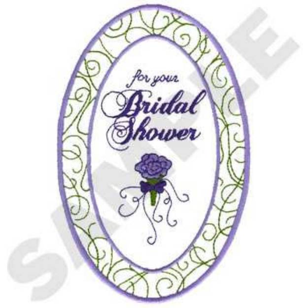 Picture of Bridal Shower Machine Embroidery Design