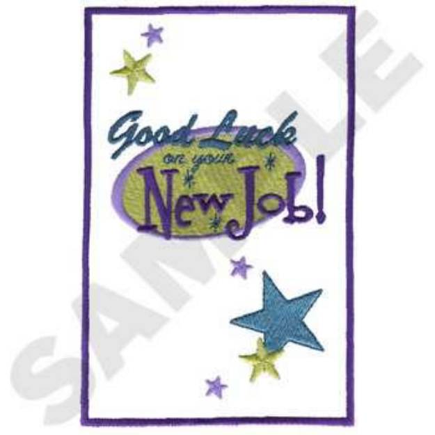 Picture of New Job Machine Embroidery Design
