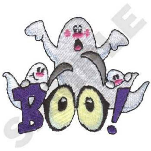Picture of Boo! Machine Embroidery Design