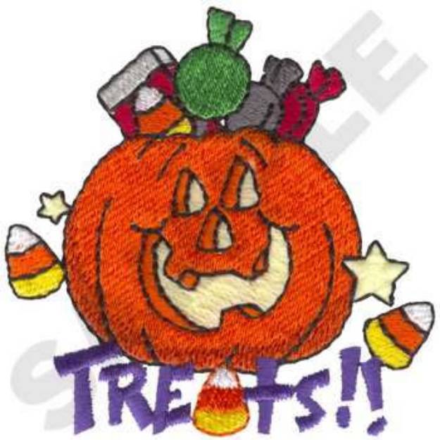 Picture of Treats Machine Embroidery Design