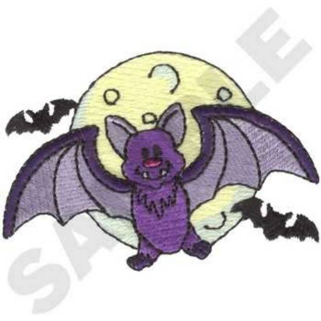 Picture of Bats Machine Embroidery Design