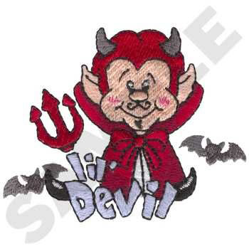 Lil Devil Machine Embroidery Design