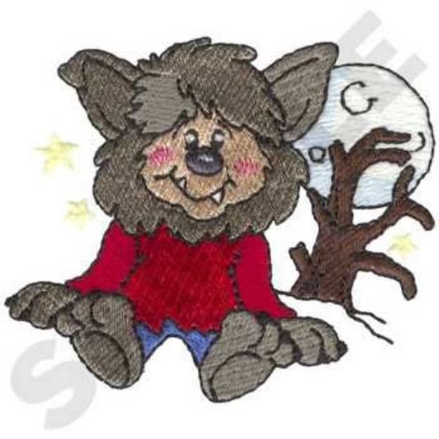 Picture of Wolfie Machine Embroidery Design