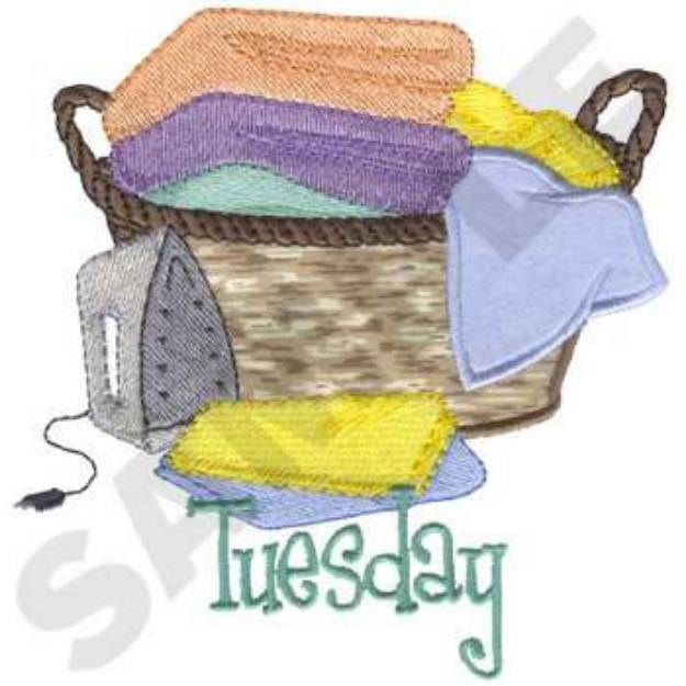 Picture of Tuesday Applique Machine Embroidery Design