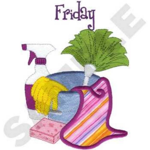 Picture of Friday Applique Machine Embroidery Design