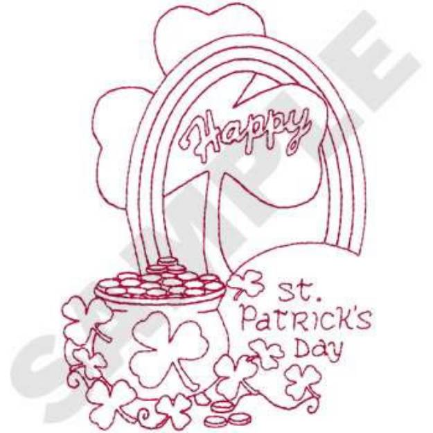 Picture of St. Patricks Day Machine Embroidery Design