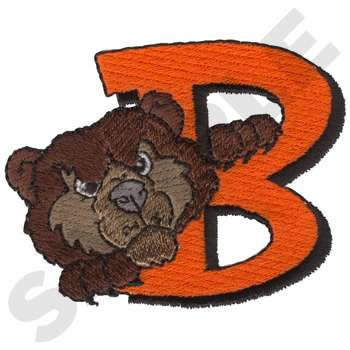 B Is For Bears Machine Embroidery Design