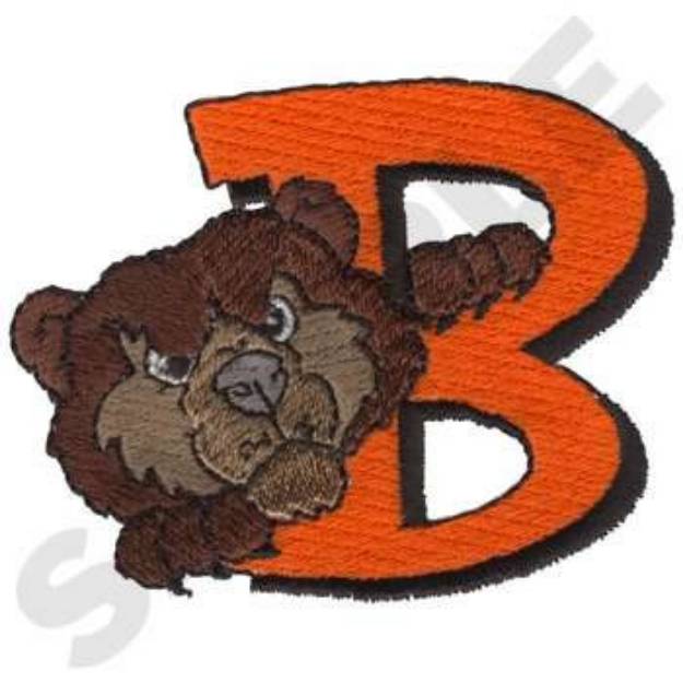 Picture of B Is For Bears Machine Embroidery Design