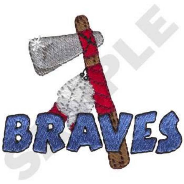 Picture of Tomahawk Machine Embroidery Design