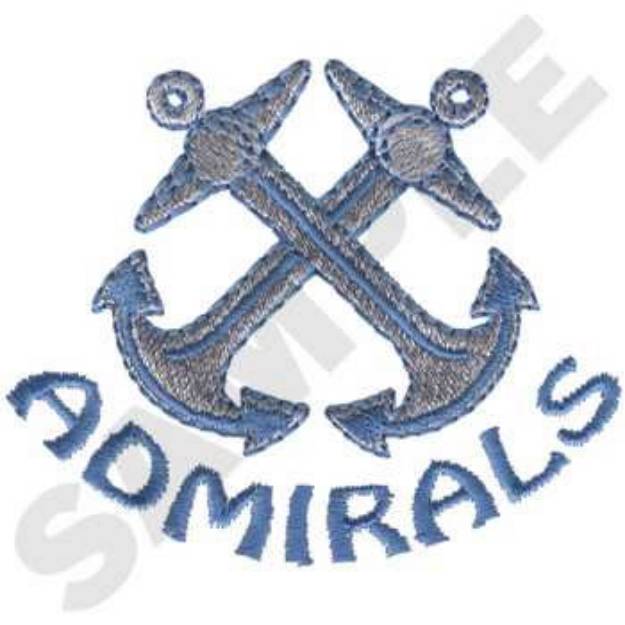 Picture of Navy Admiral Machine Embroidery Design