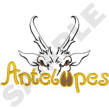Antelopes Machine Embroidery Design