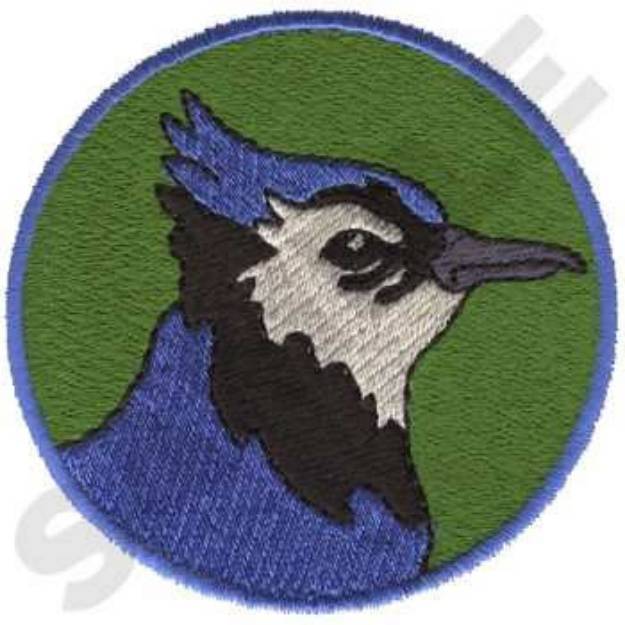 Picture of Blue Jays Mascot Machine Embroidery Design