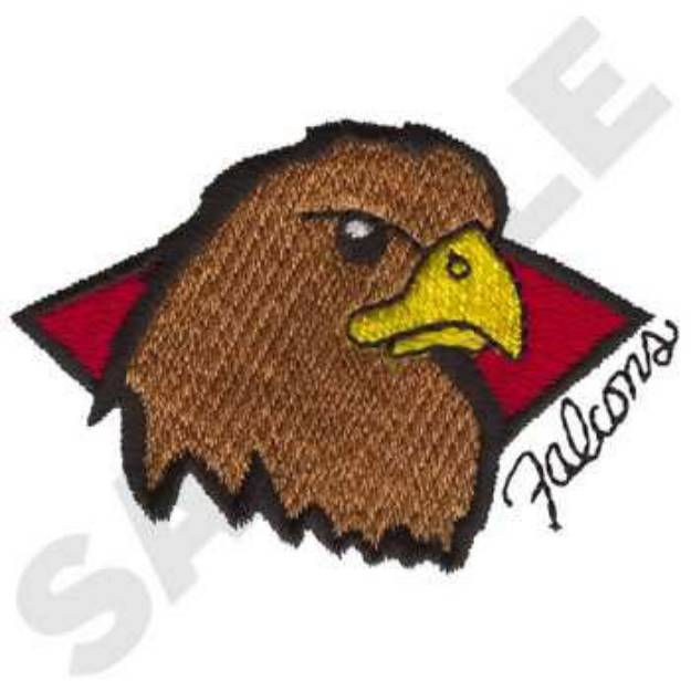 Picture of Falcons Mascot Machine Embroidery Design