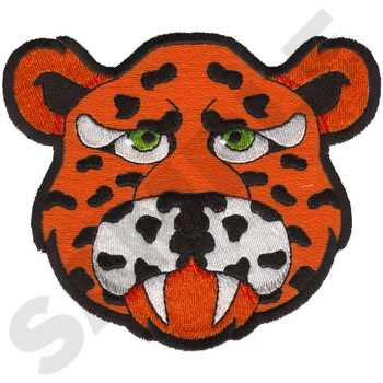 Jaguars Mascot Machine Embroidery Design