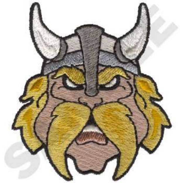 Picture of Vikings Mascot Machine Embroidery Design