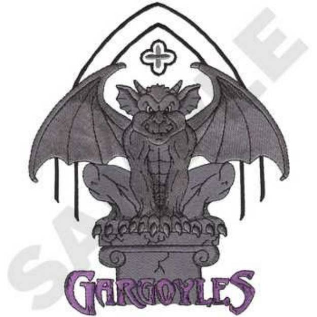 Picture of Gargoyles Mascot Machine Embroidery Design