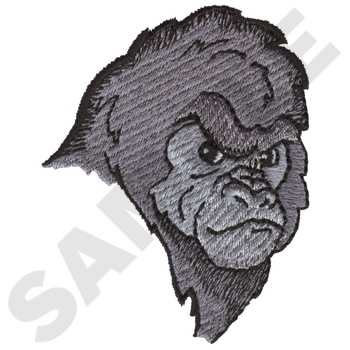 Gorillas Mascot Machine Embroidery Design