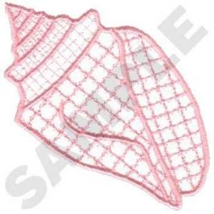 Picture of Seashell Lace Machine Embroidery Design