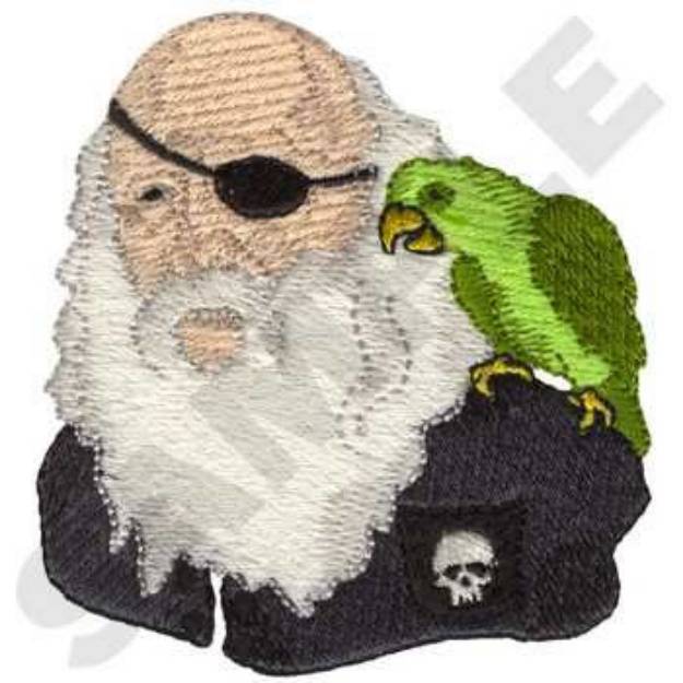 Picture of Old Pirate Machine Embroidery Design