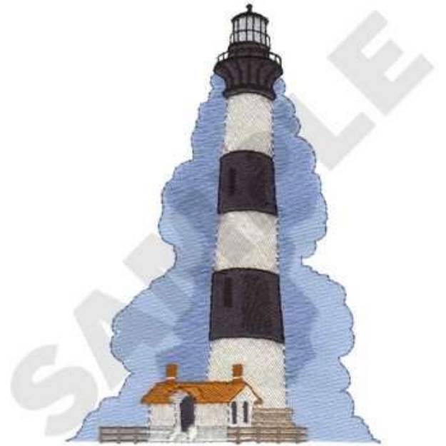 Picture of Bodie Island Light Machine Embroidery Design
