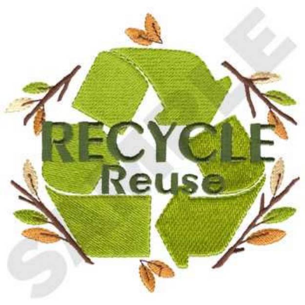 Picture of Recycle Reuse Machine Embroidery Design