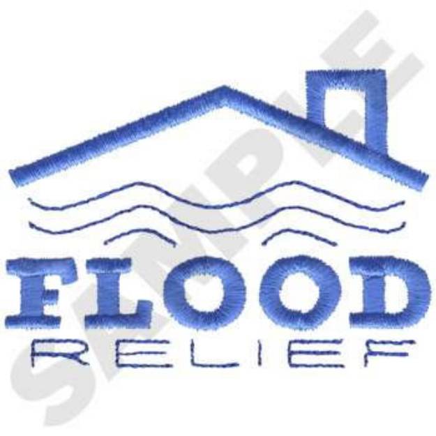 Picture of Flood Relief Machine Embroidery Design