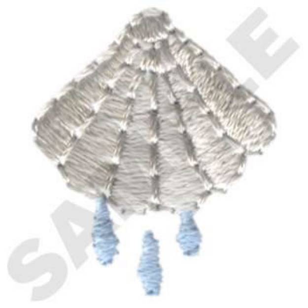 Picture of Baptismal Shell Machine Embroidery Design